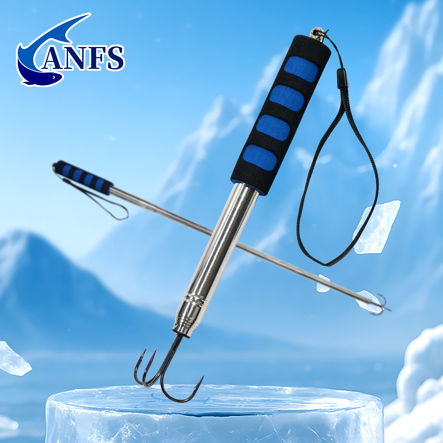 Fish Finder Gps - ANFS 1pcTelescopic Fishing Gaff with Stainless