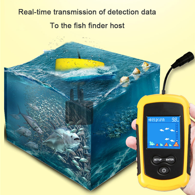 100M Wired Color Screen Portab - Fish Finder Cable review and price