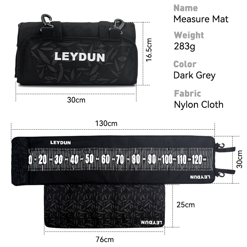 LEYDUN 125cm Fish Measure Mat  - Fish Finder Gps review and price