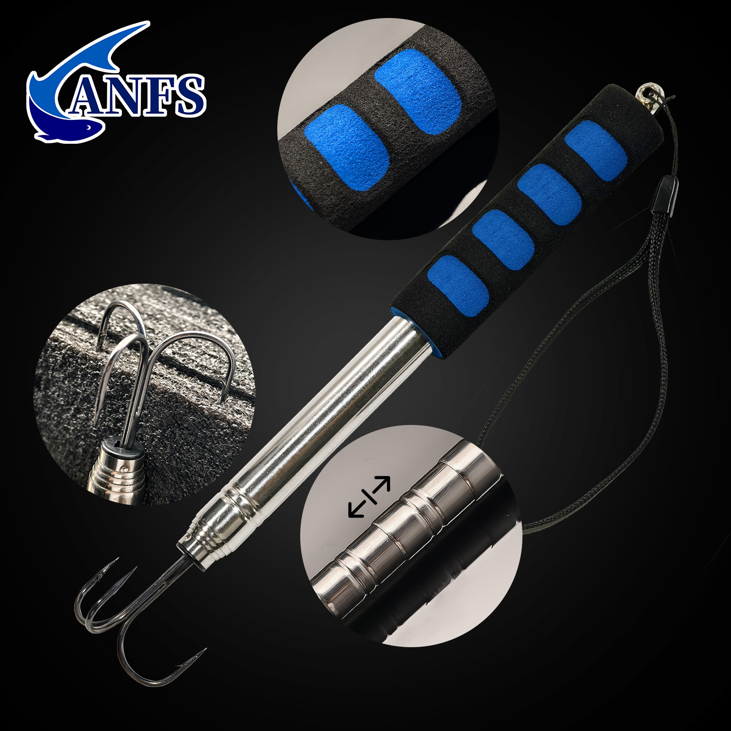 ANFS 1pcTelescopic Fishing Gaf - Fish Finder Gps review and price