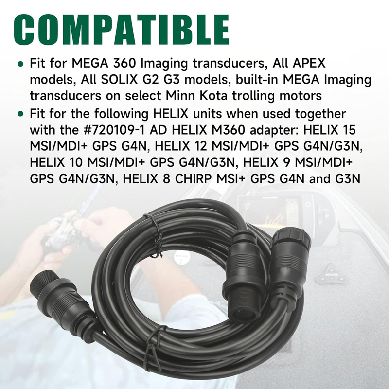 Fish Finders Adapter Cable 14  - Fish Finder Cable review and price