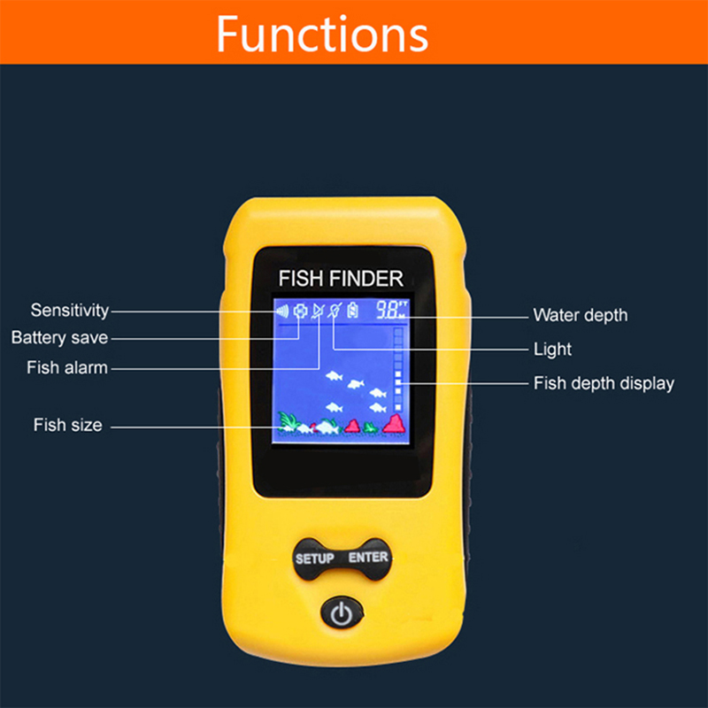 Brand New Colorful Wireless Fi - Fish Finder Battery review and price